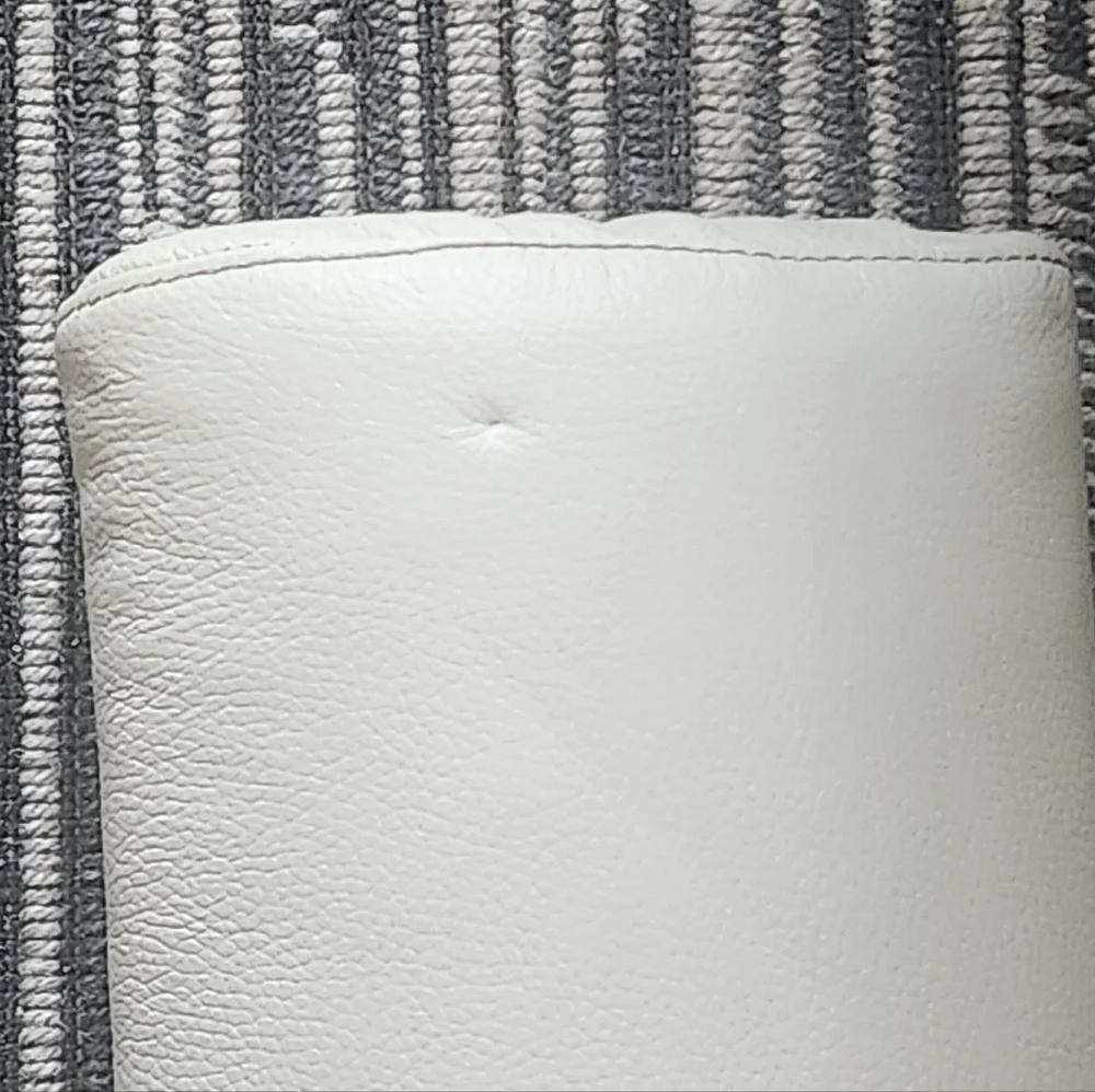 Ikea Poang Leather headrest Ivory/cream color new discontinued old stock